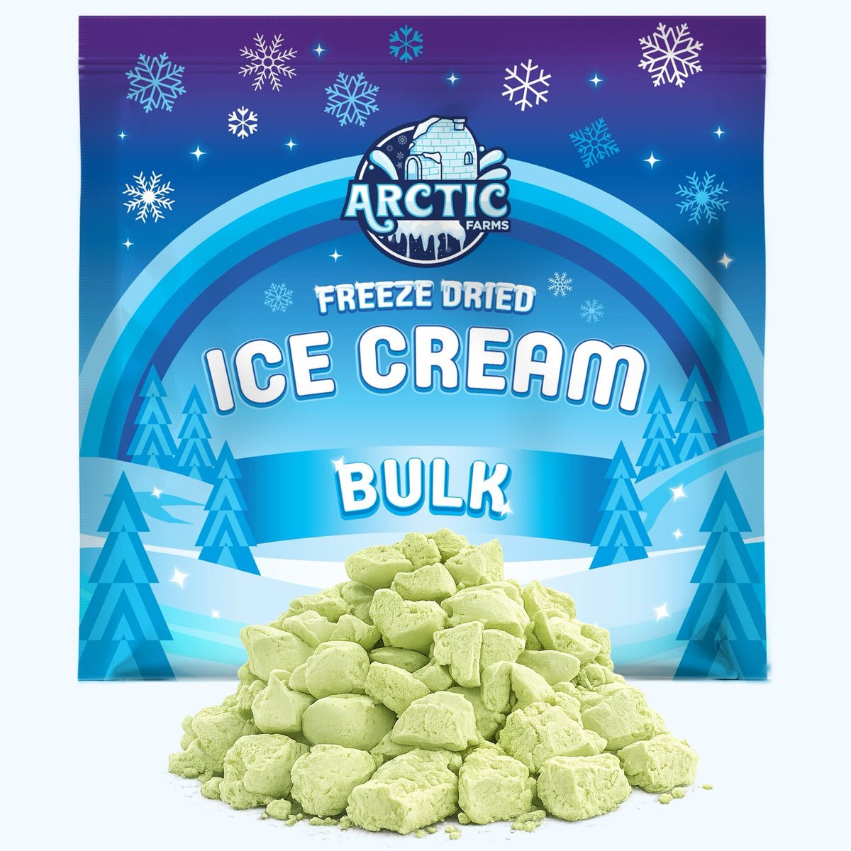 PREMIUM Freeze Dried Ice Cream * Only 5 Ingredients * Matcha Green Tea