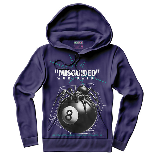 Misguided Spider (Air Jordan 5 Grape) Hoodie