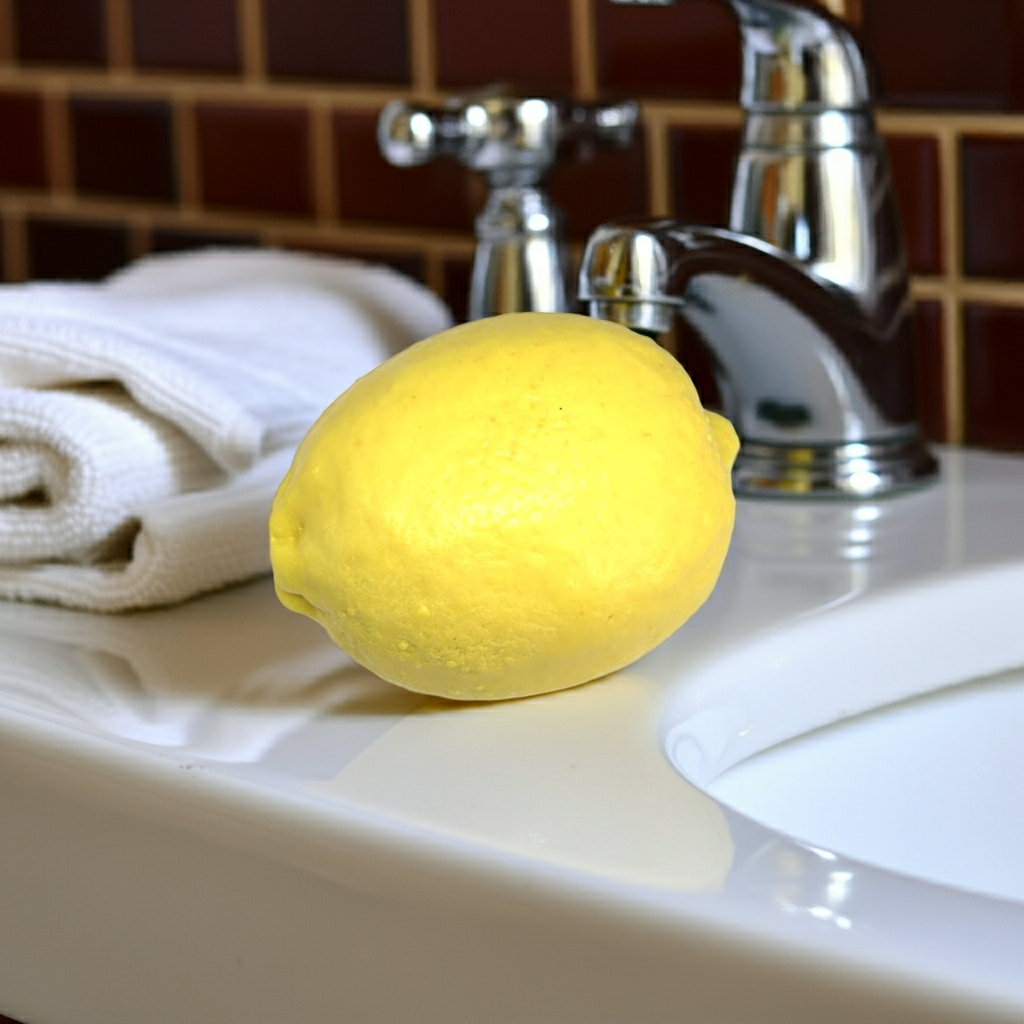 Lemon-shaped Soap, Goat Milk Based