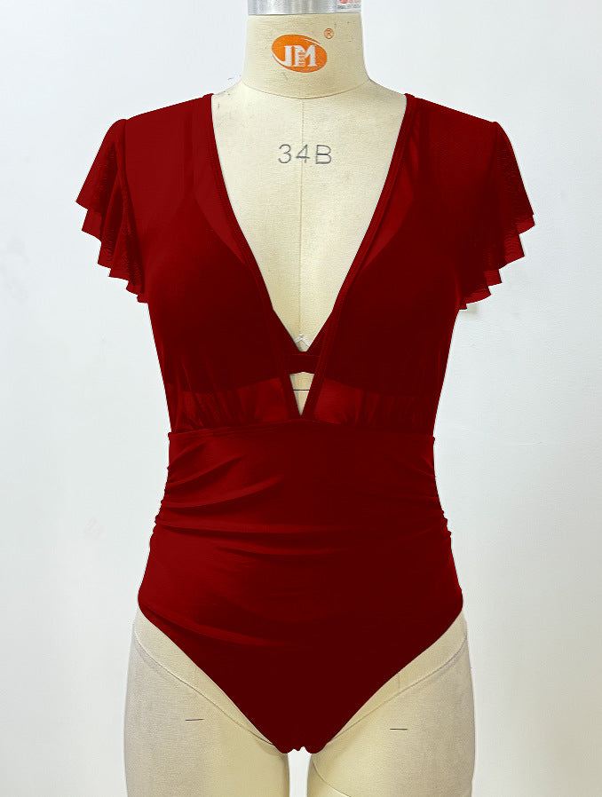 Triangle One Piece Swimsuit