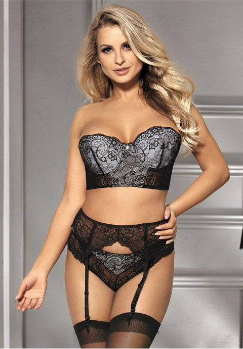 3 Piece Delicate lace Bra Set