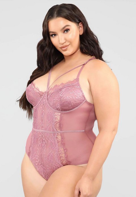 Plus Size Suzette Lace Teddy
