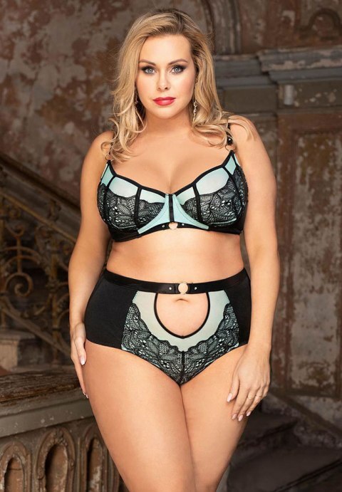 Romantic High Waisted Lace Bra Set