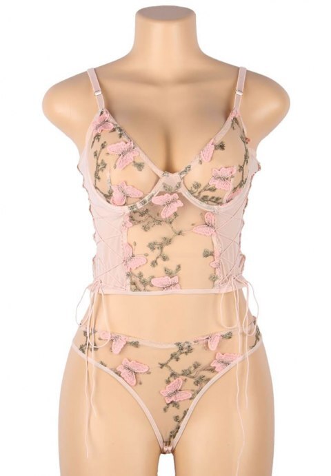 "Embroidered Bloom" Cami Set