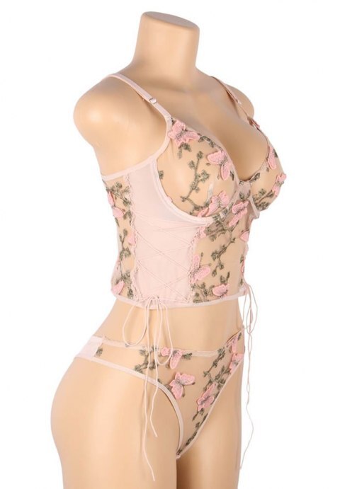 "Embroidered Bloom" Cami Set