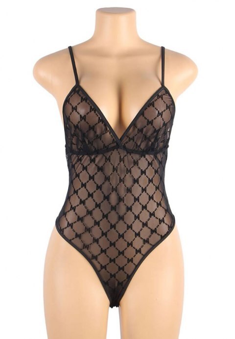 Plus Size Naughty List Deep Plunge Teddy