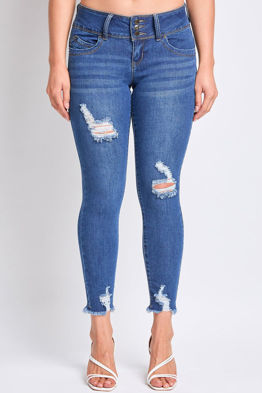 WannaBettaButt Ankle Jeans