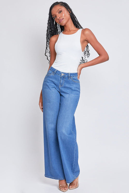 Essential Low Rise Wide Leg Jeans