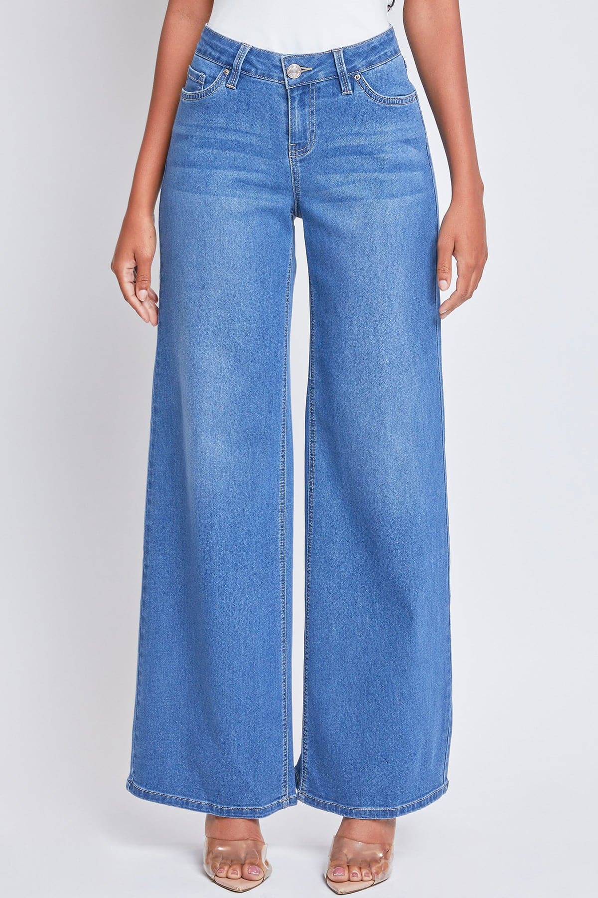 Essential Low Rise Wide Leg Jeans