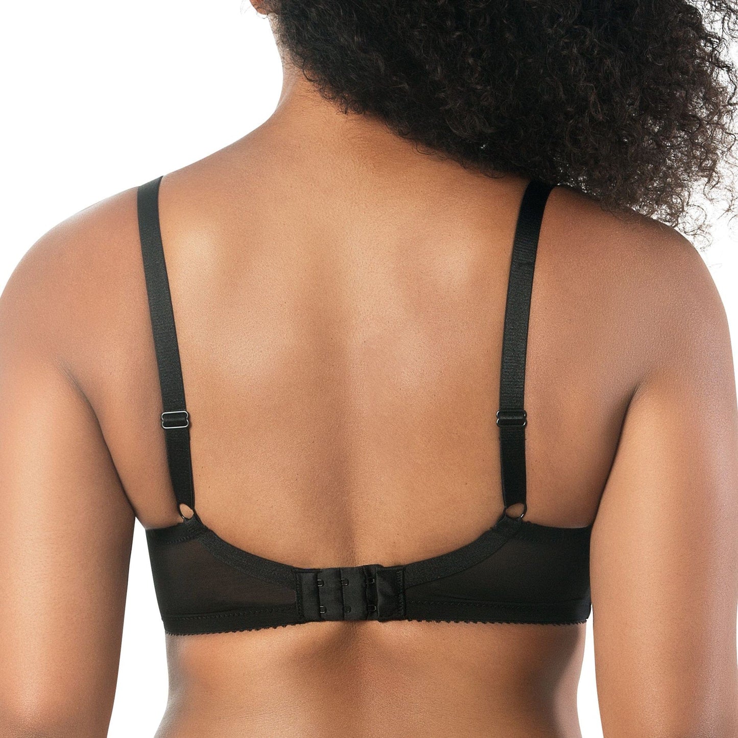 Casey Wired Padded Plunge Seamless T-shirt Bra - Black