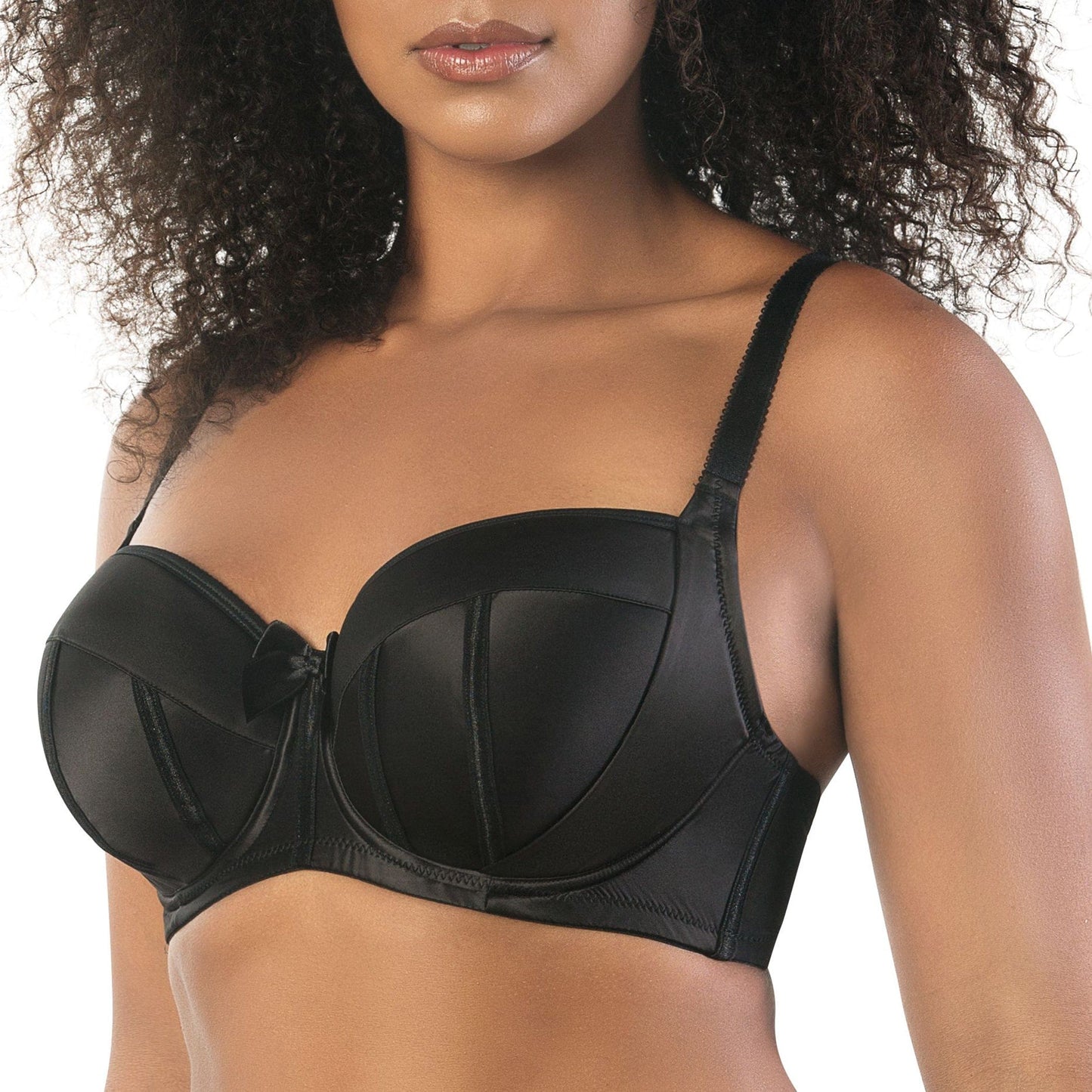Charlotte Full Busted and Full Figured Sexy Padded Bra - Black
