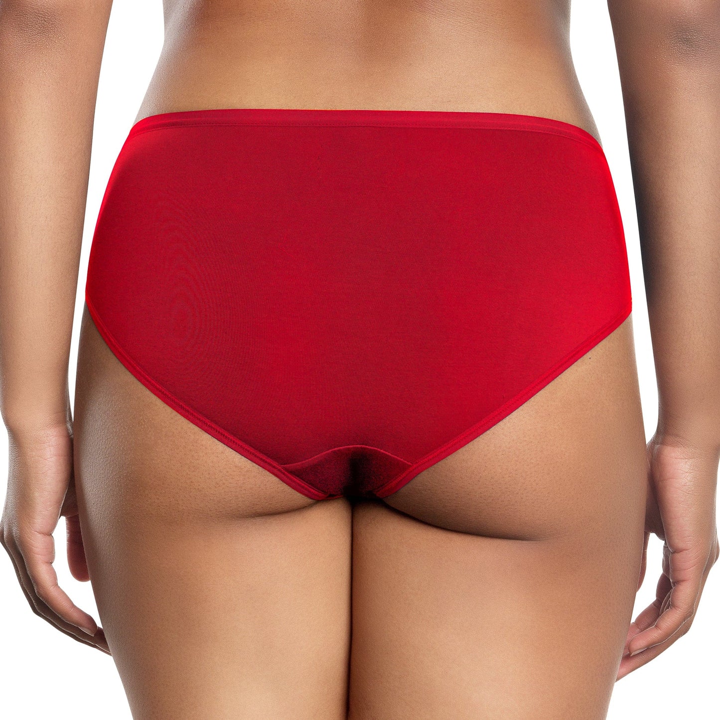 Cozy Hipster Cotton Like fabric Full Coverage - Racing Red