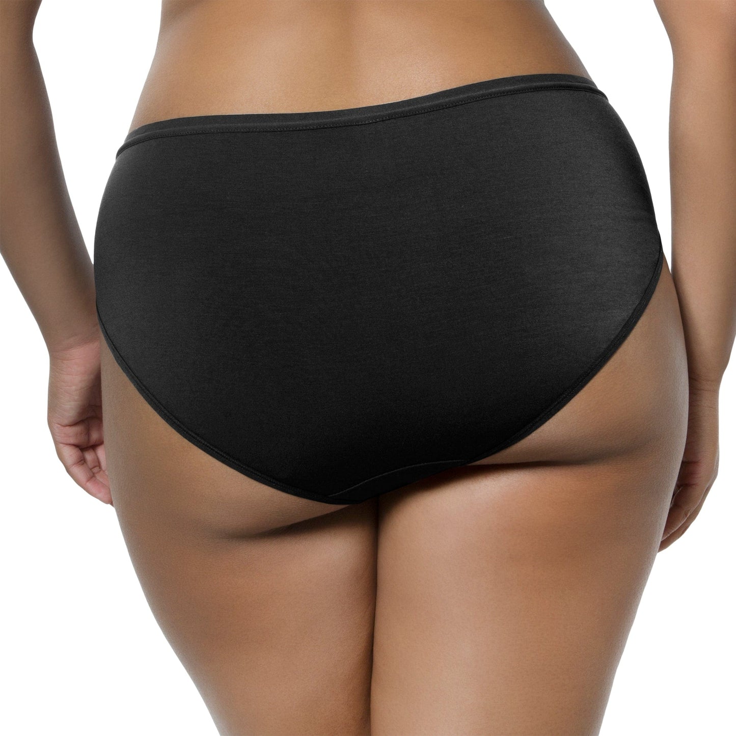 Cozy Hipster Cotton Like fabric Full Coverage - Black
