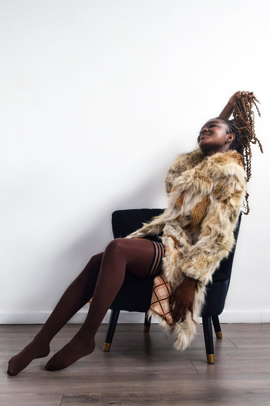 Autumn: Chocolate Opaque Thigh-Highs