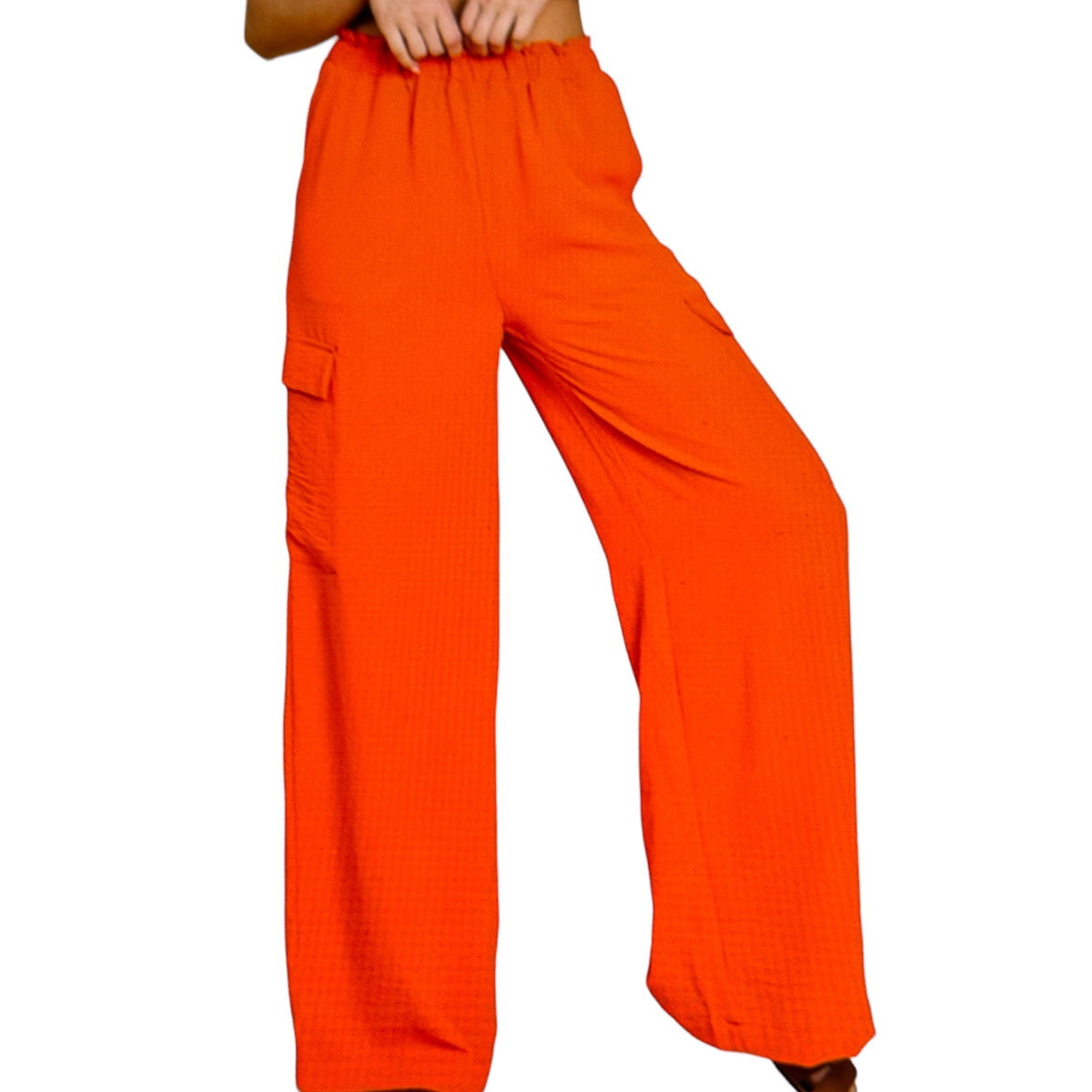 Spicy Orange Cargo Pants