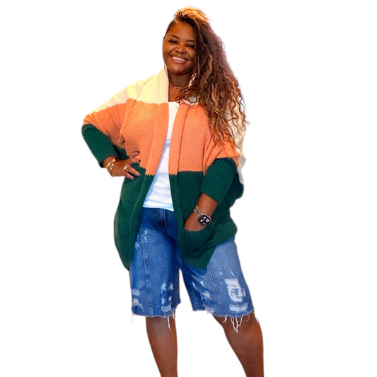 Multicolored Dolmain Sweater