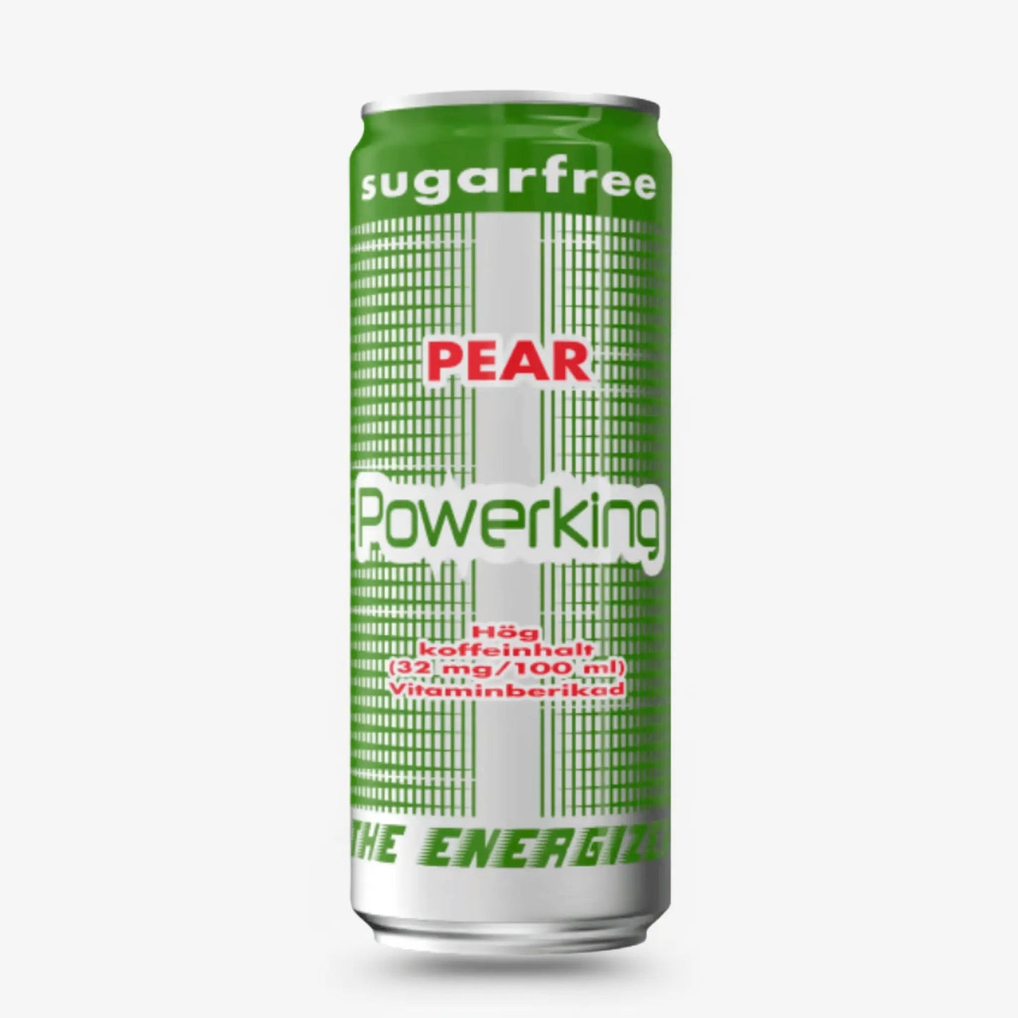 Powerking Sugar-Free Pear Energy Drink – Zero Sugar Imported Energy Drink from Sweden