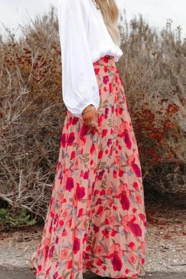 Floral Maxi Skirt