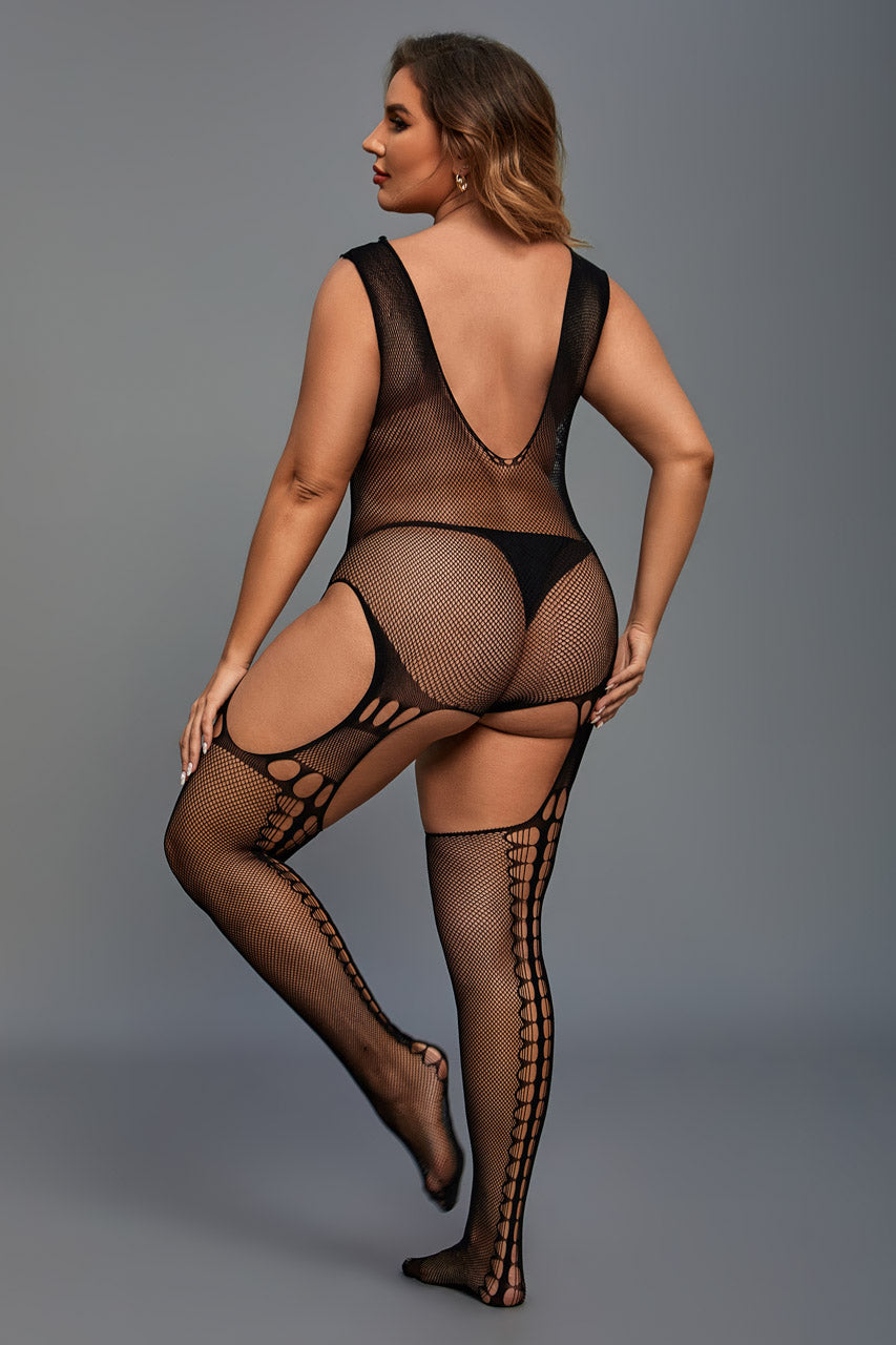 Seamless Pothole Bodystocking