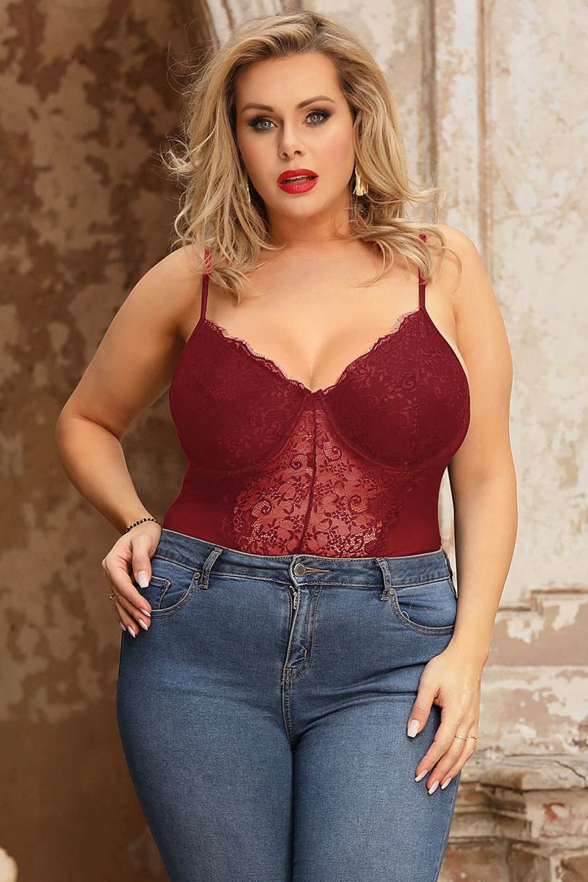Lace Underwire Teddy