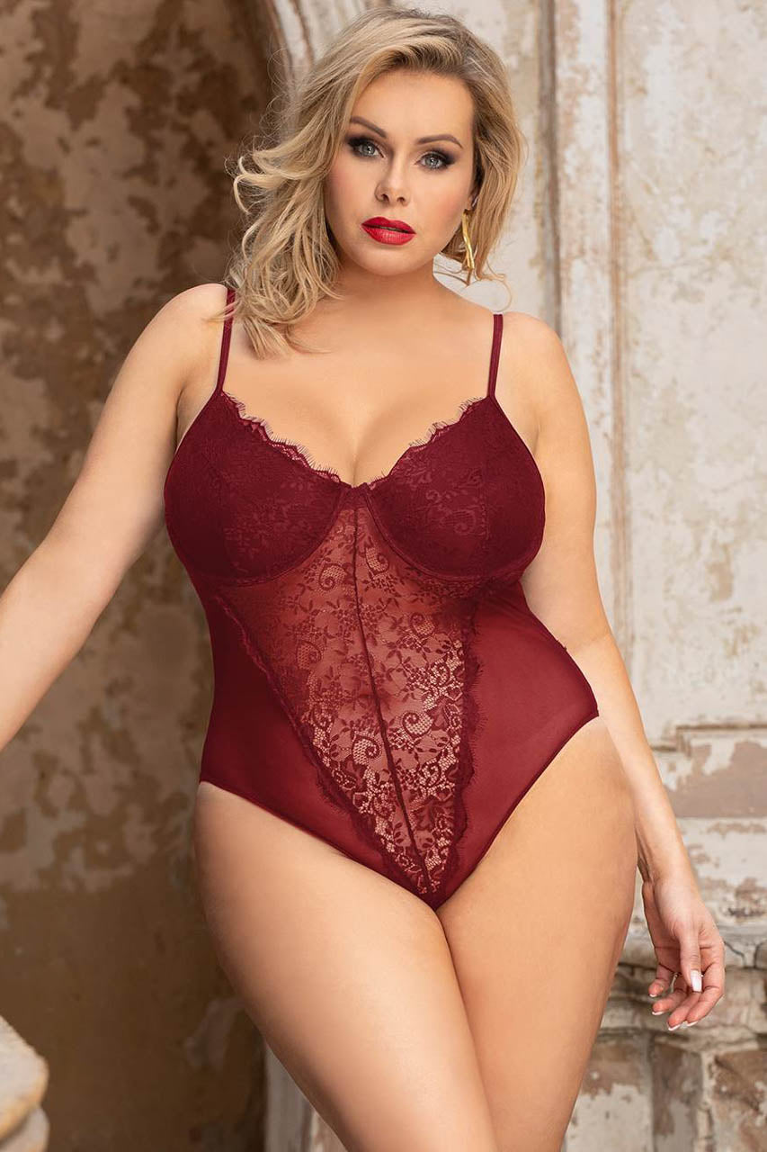 Lace Underwire Teddy