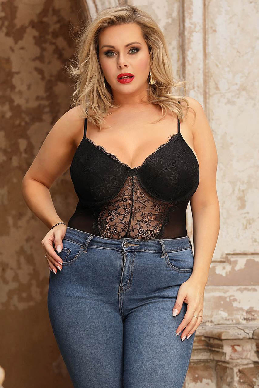 Lace Underwire Teddy