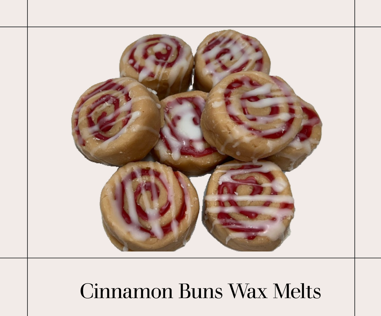 CINNAMON BUNS Wax Melts | Wax Embeds for Candles | Fake Food | 6 oz