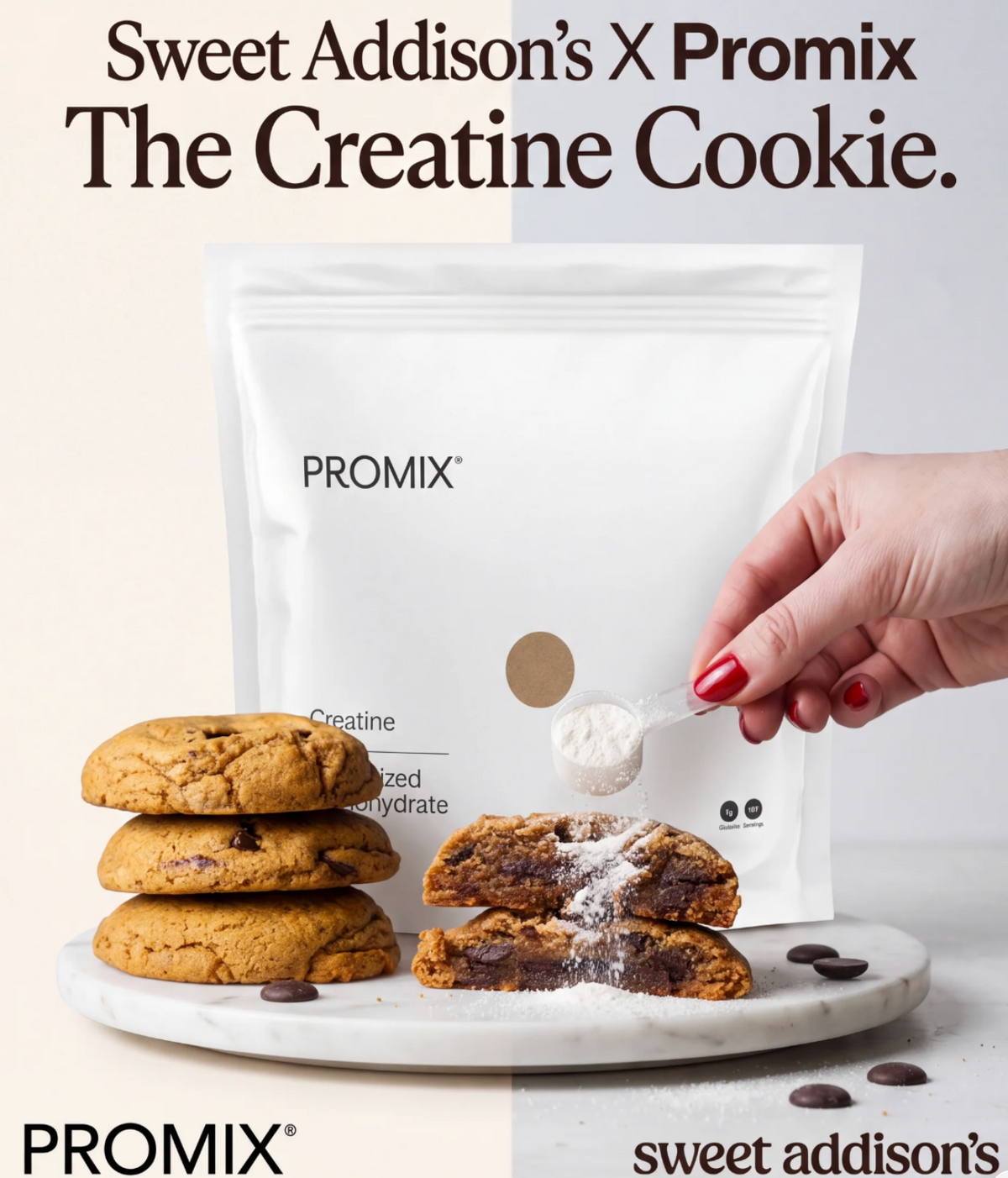 Creatine Chocolate Chip Cookies