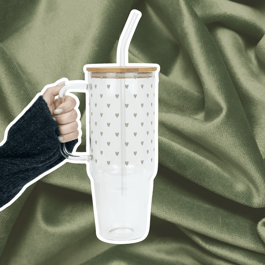 Soft Magnolias Tumbler With Lid and Straw