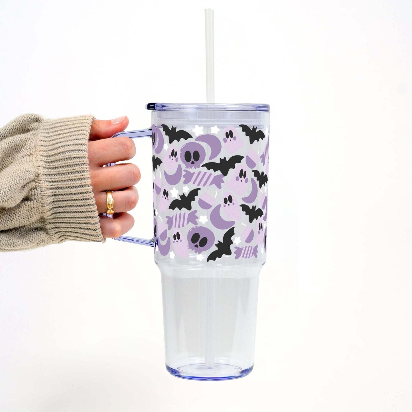 Sweet & Spooky Tumbler with Lid and Straw