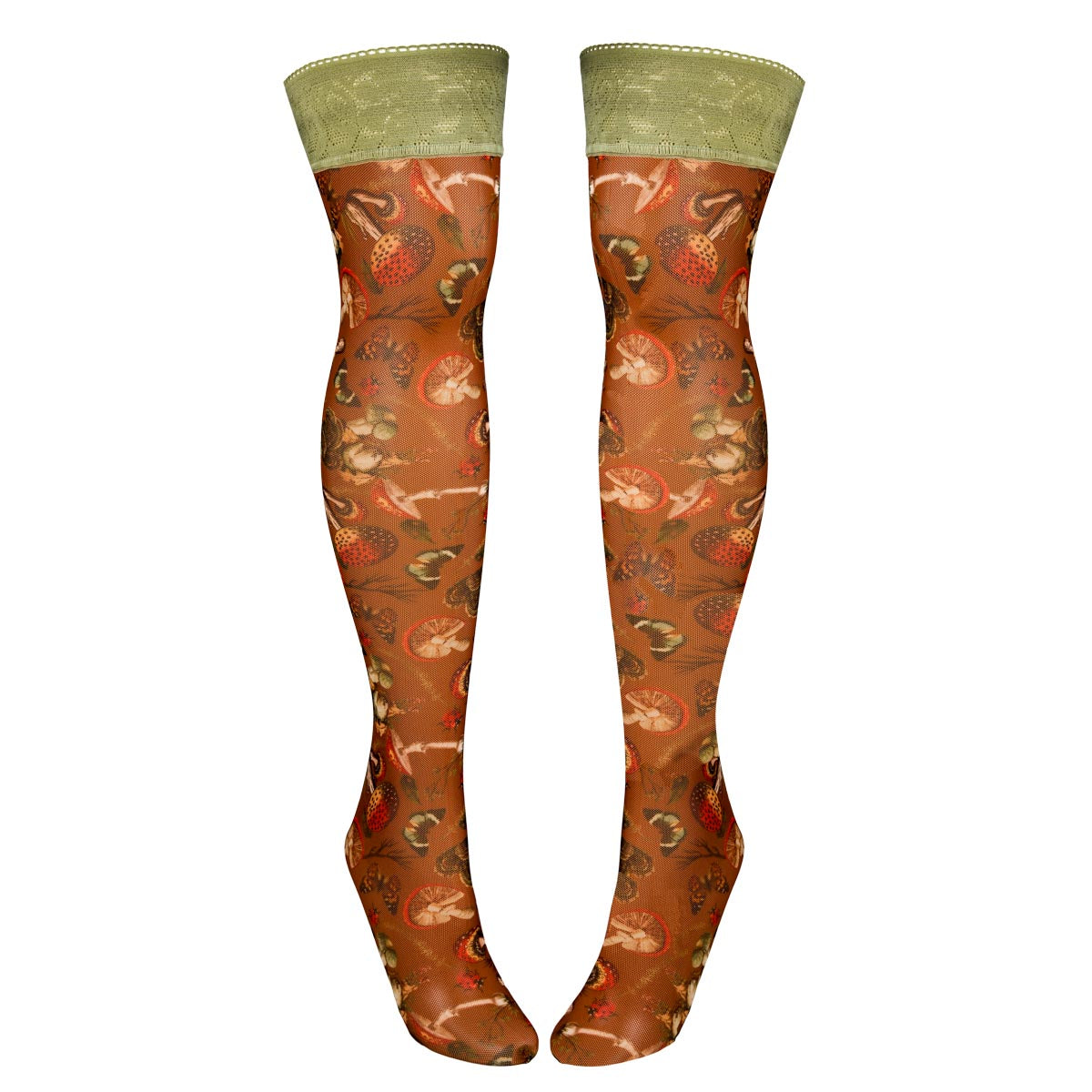 Mushroom Fairy Stay Up Stockings