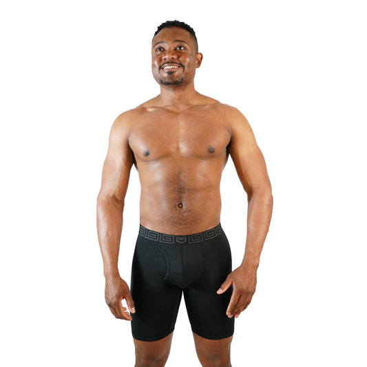 V Bamboo Men's Pouch Boxer Brief 8"