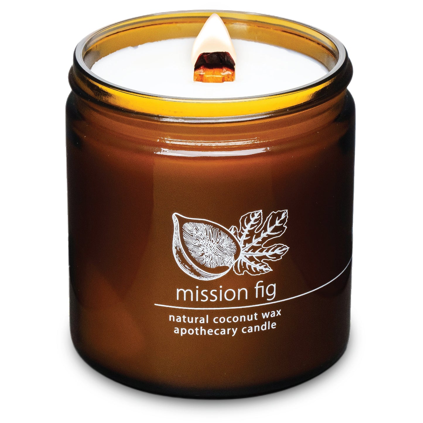 Mission Fig | Wood Wick Candle with Natural Coconut Wax