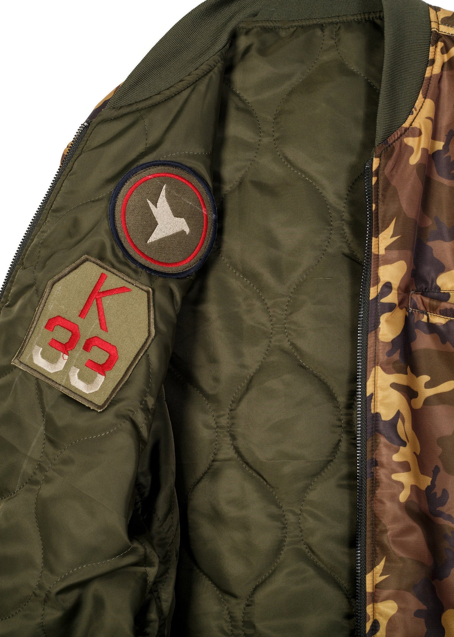 “Stop. Reverse.” Bomber Jacket