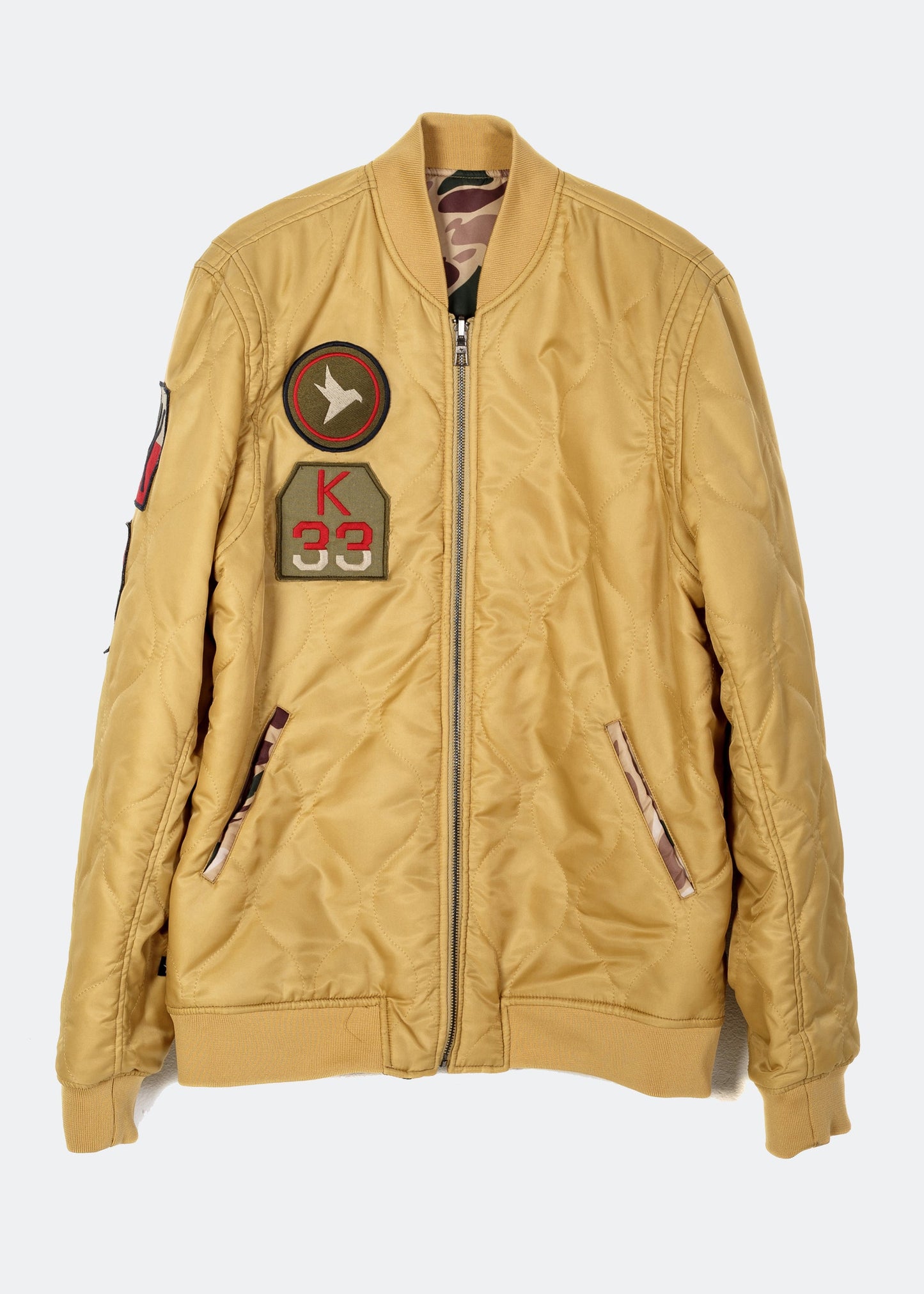 “Stop. Reverse.” Bomber Jacket