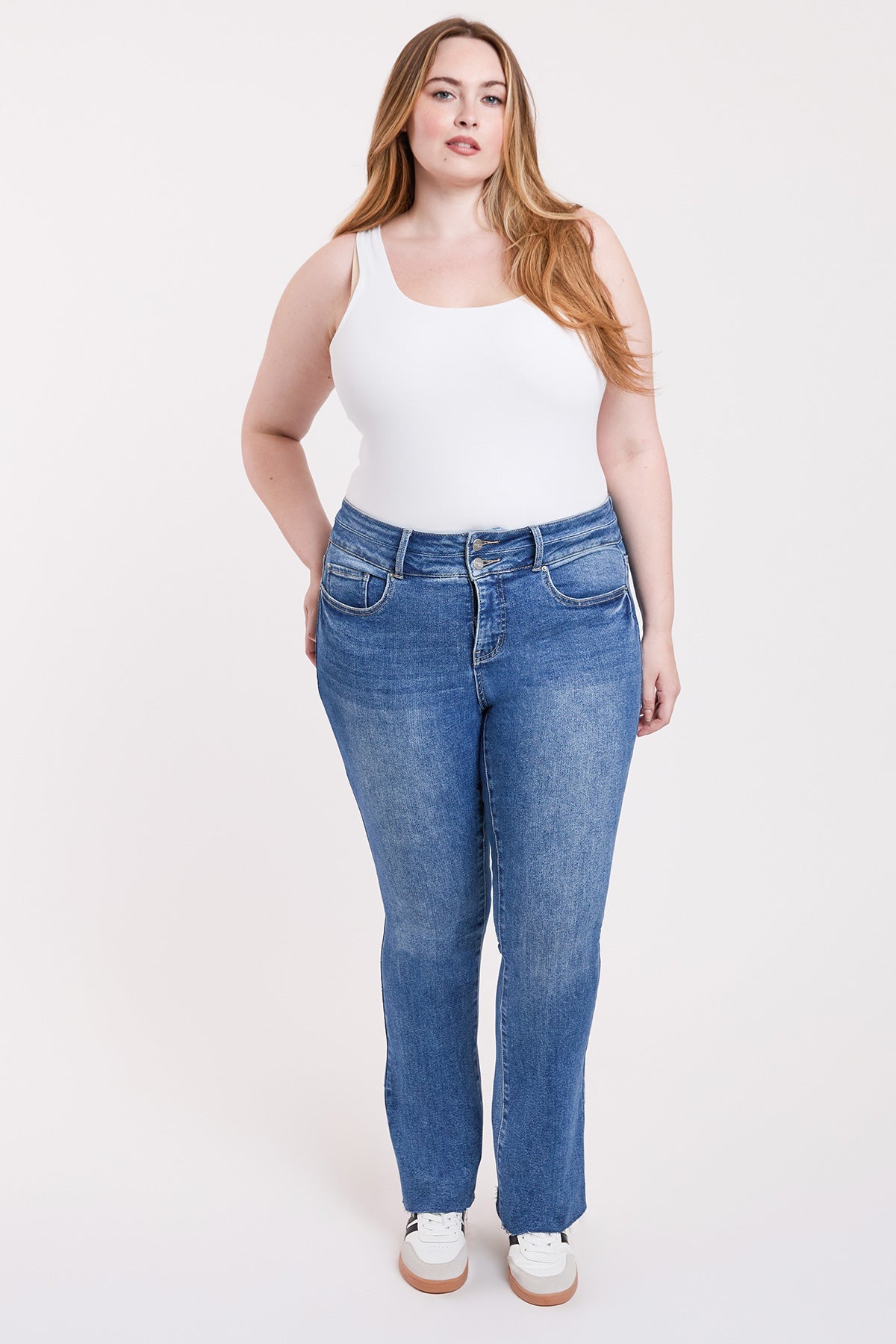 Premium Stretch High Rise Bootcut Jeans