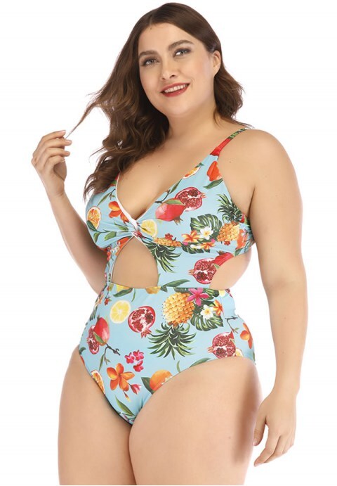 Fruit Print Bikini Set