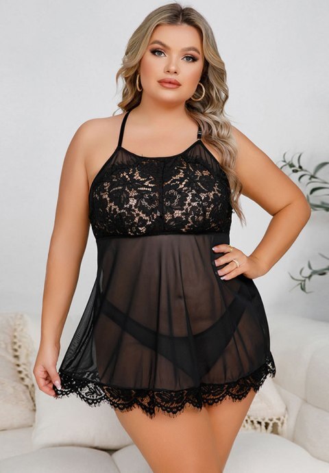 Flirty Lace Babydoll Set