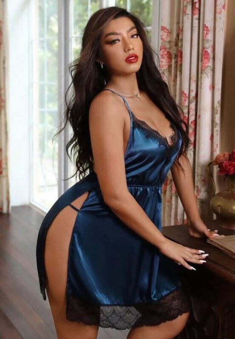 Sleepover Super Soft Satin PJ Slip Dress