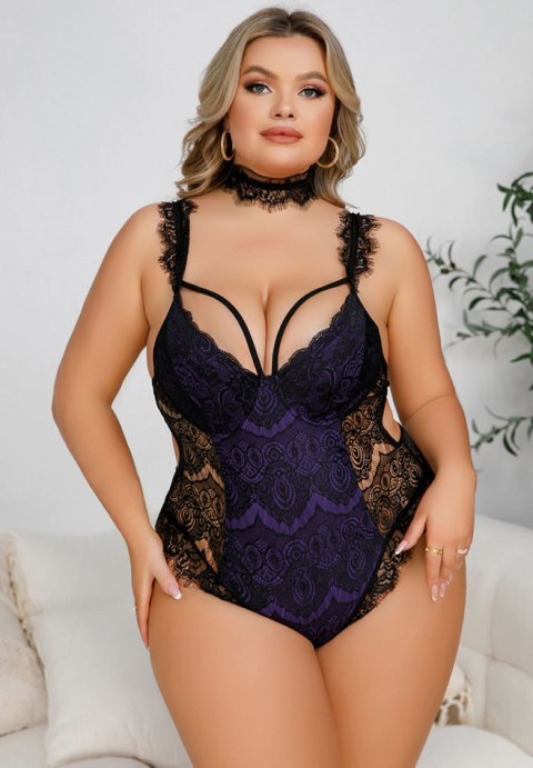 Midnight Maven Lace Teddy