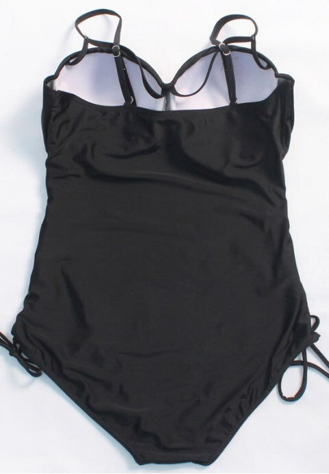 Crisscross Strappy One Piece Swimsuit