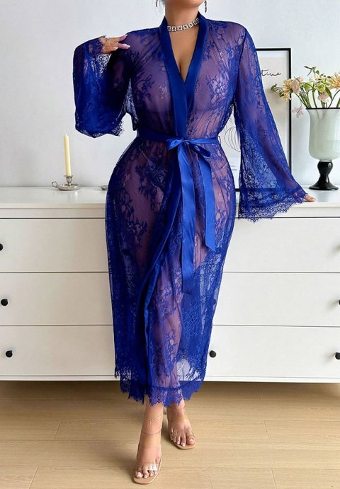 Dot Away With It Lace Robe Set