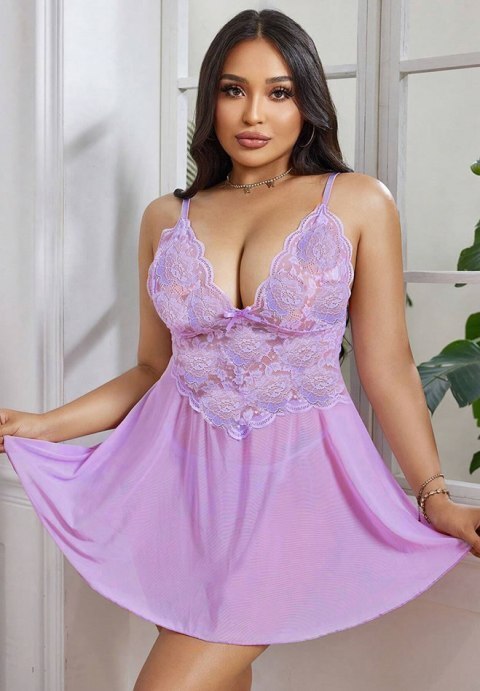 Plus Size Irresistible Flirt Babydoll Set