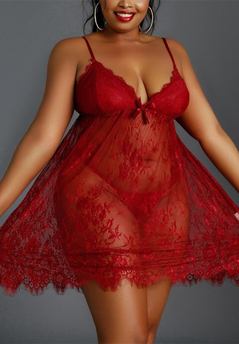 Sheer Temptations Babydoll Set