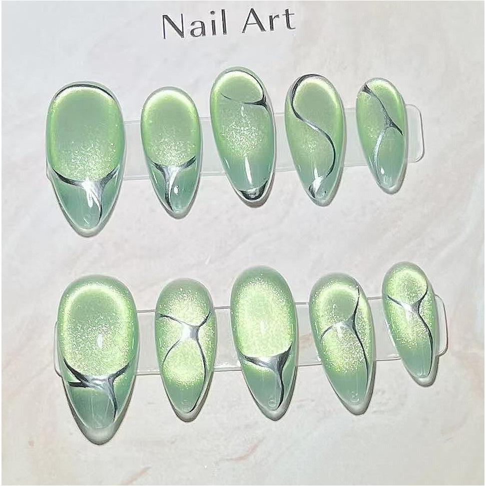 Handmade Nail Wear Nail Art Reusable Press on Nails