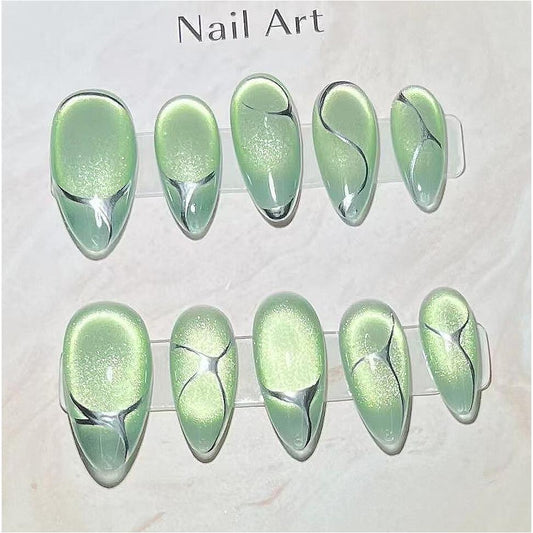 Handmade Nail Wear Nail Art Reusable Press on Nails