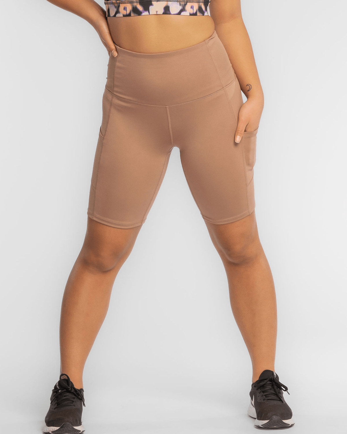 Hi Five High-Waisted Biker Short – Just Brew It