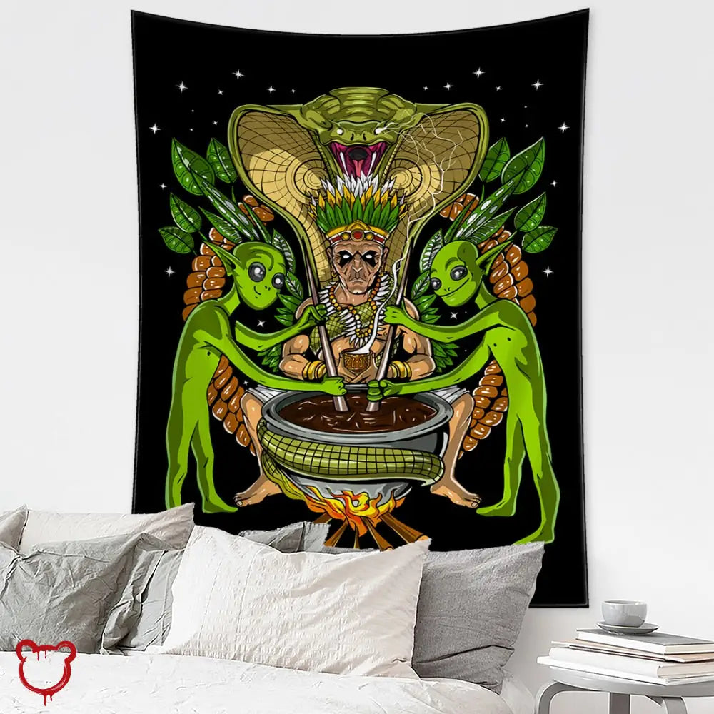 “Alien Psychedelic” Tapestry