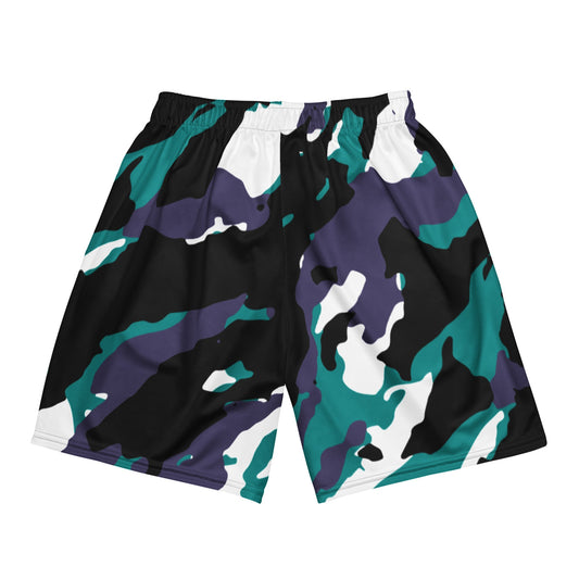 Misguided Camo (Air Jordan 5 Grape) Mesh Shorts