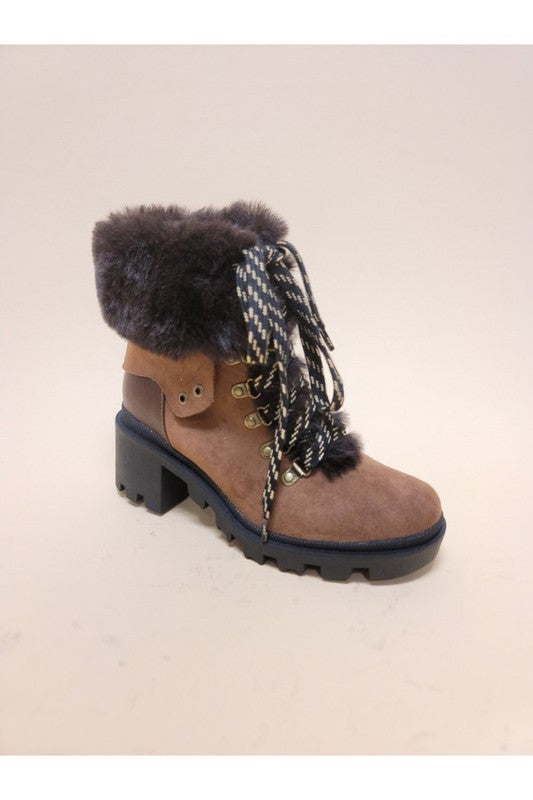 VINI FUR COMBAT BOOTIES